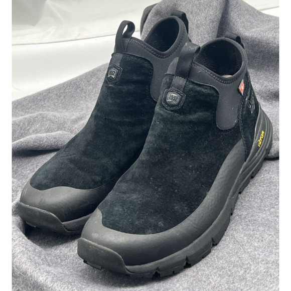 Danner Arctic 600 Black Suede Chelsea Snow Boots, Women's 11 M - Picture 1 of 10